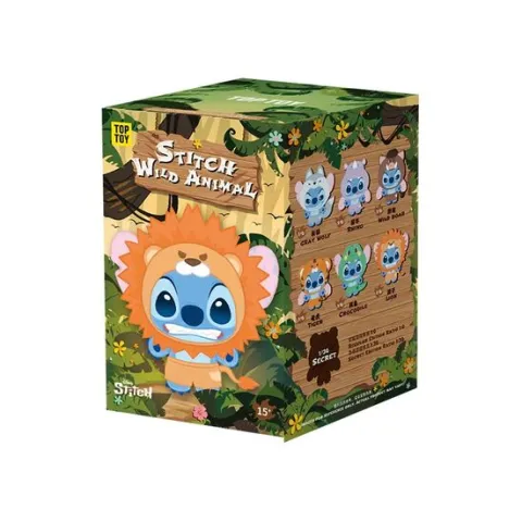 TOP TOY Disney Stitch Wild Animal Series Vinyl Plush Blind Box AUTHENTIC