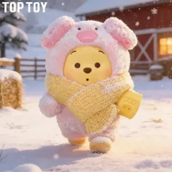 TOP TOY Disney Winnie the Pooh Happy Farm Series Plush Figure Blind Box