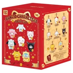 TOP TOY Sanrio Hello Kitty Lucky Cat Series Plush Keychain Blind Box
