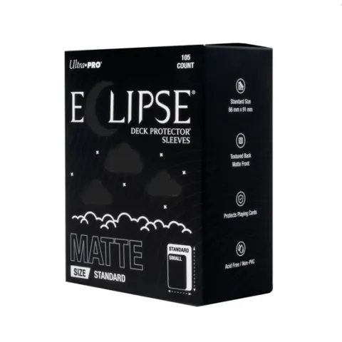 Ultra Pro Eclipse Sleeves Matte 105ct - Jet Black