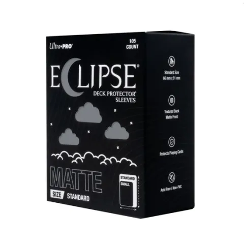 Ultra Pro Eclipse Sleeves Matte 105ct - Smoke Grey