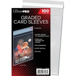 Ultra Pro Graded Card Sleeves Resealable Clear 100 pack