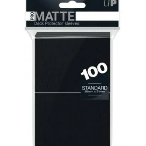 Ultra Pro Pro Matte Standard Sleeves (100 Pack) - Black