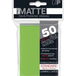 Ultra Pro Standard Pro-Gloss Sleeve (50 Pack) - Lime Green