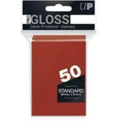 Ultra Pro Standard Pro-Gloss Sleeve (50 Pack) - Red