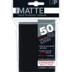 Ultra Pro Standard Pro-Matte Sleeve (50 Pack) - Black