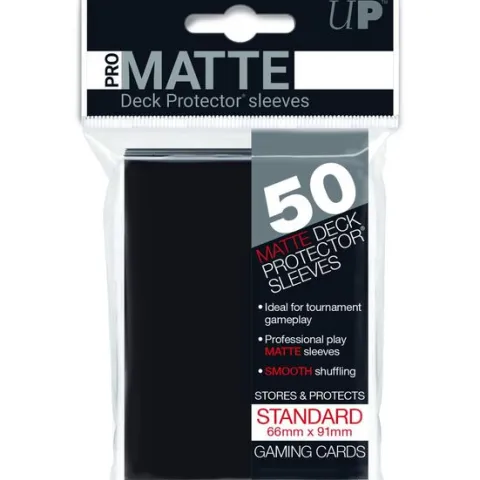 Ultra Pro Standard Pro-Matte Sleeve (50 Pack) - Black
