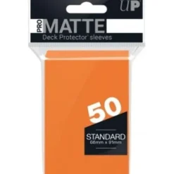 Ultra Pro Standard Pro-Matte Sleeve (50 Pack) - Orange
