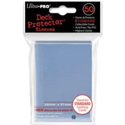 Ultra Pro Standard Size Deck Protector Sleeves - Transparent Clear (50 ct.)