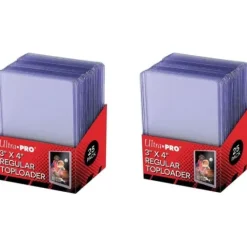 Ultra Pro 3" x 4" Super Clear Premium Top loader Card Protector | 25-Count per Pack | 2-Packs