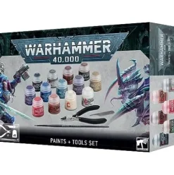Warhammer 40k: Paints + Tools Set