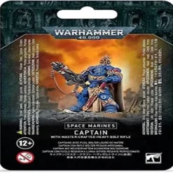 Warhammer 40k: Space Marines - Captain with Master-Crafted Heavy Bolt Rifle