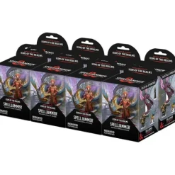 WizKids D&D Icons of The Realms: Spelljammer Adventures in Space - 8ct. Booster Brick (Set 24) - Miniatures, Randomly Assorted, Dungeons & Dragons