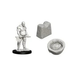 WizKids: Deep Cuts Unpainted Miniatures: Executioner & Chopping Block