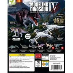 Yell Modeling Dinosaur Collection IV Articulated Figure Gacha Capsule - 1 Random